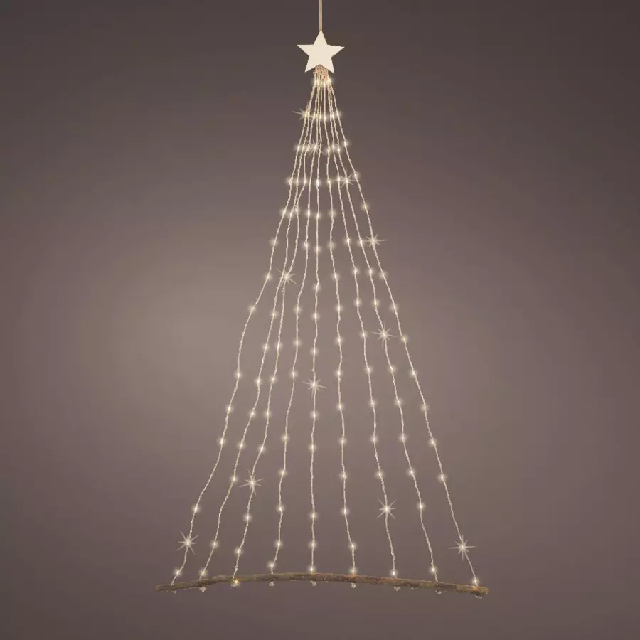 Sapin en corde à suspendre 144 LED 4