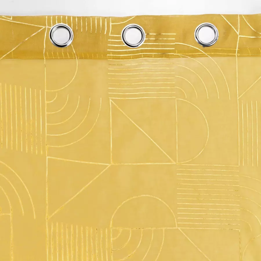 Visillo (140 x 280 cm) Lineor Amarillo 4