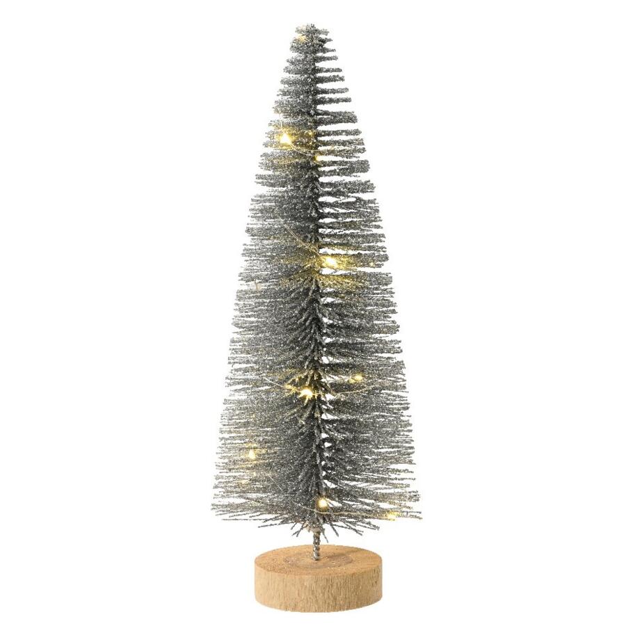 Árbol de Navidad lumineux Lidy 30 cm Plata 4