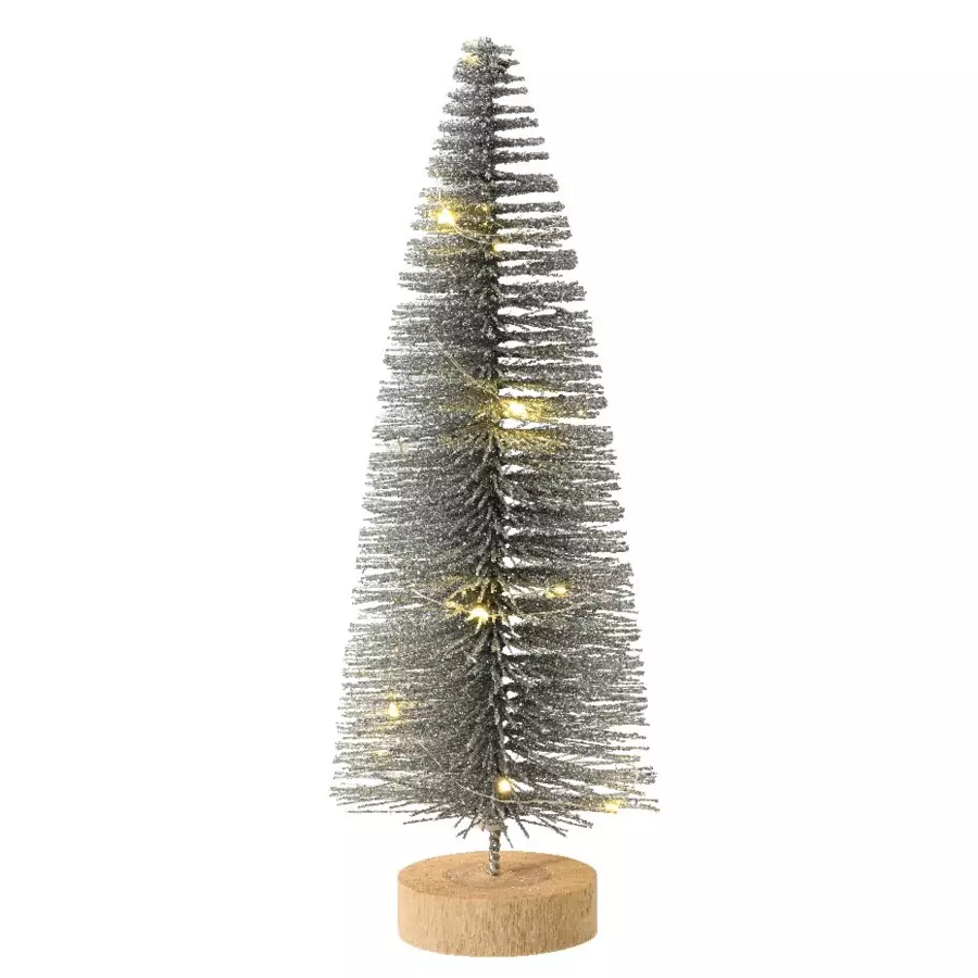 Deko-Tanne Lidy 30 cm Silber 4