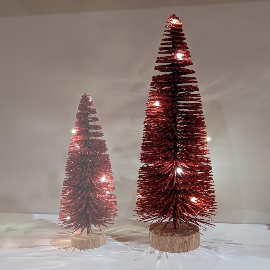 Kerstboom lumineux Lidy 30 cm Rood 5