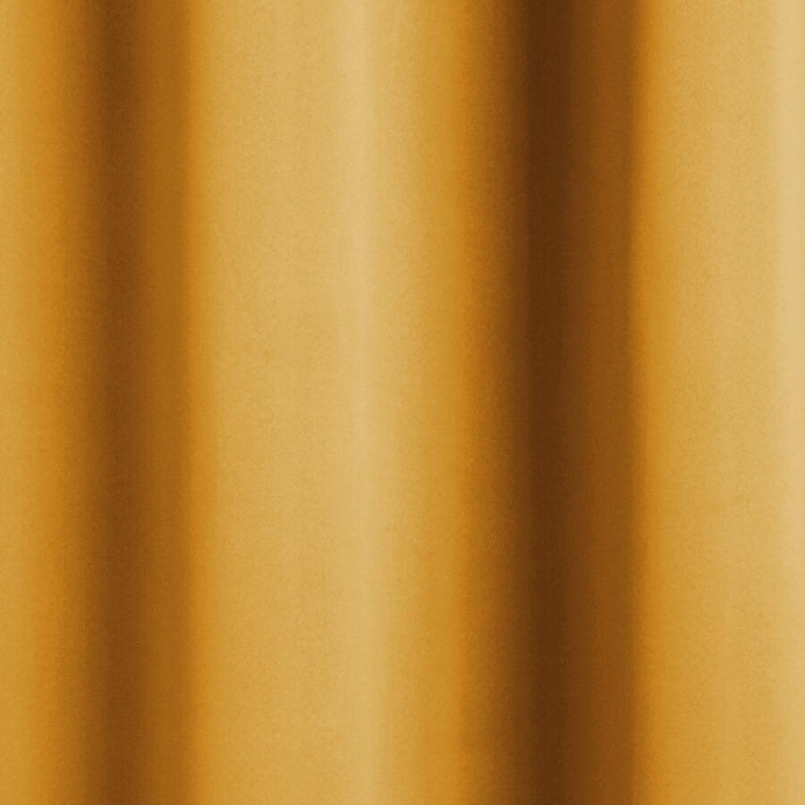 Cortina opaca (140 x 260 cm) Ella Amarillo ocre 5