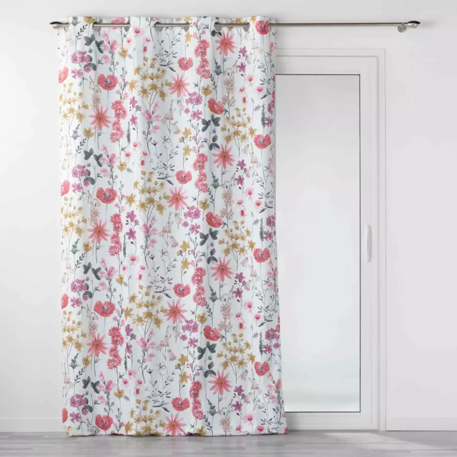 Cortina  semi-opaca(140 x 240 cm) Florabella Blanco 4