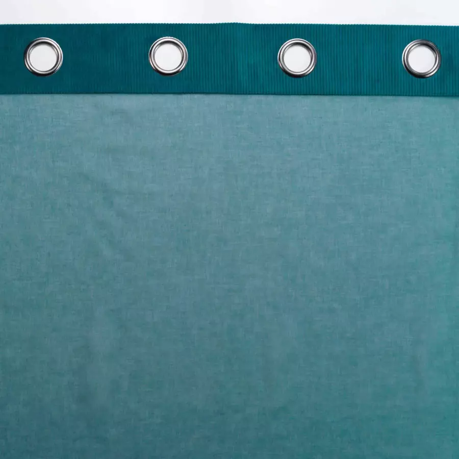 Voilage (140 x 240 cm) Casual Bleu pétrole 4