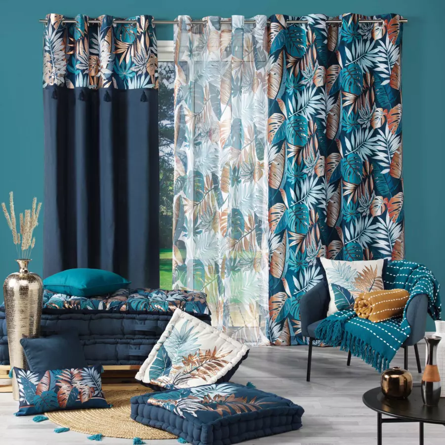 Rideau coton (140 x 240 cm) Alianor Ecru 4