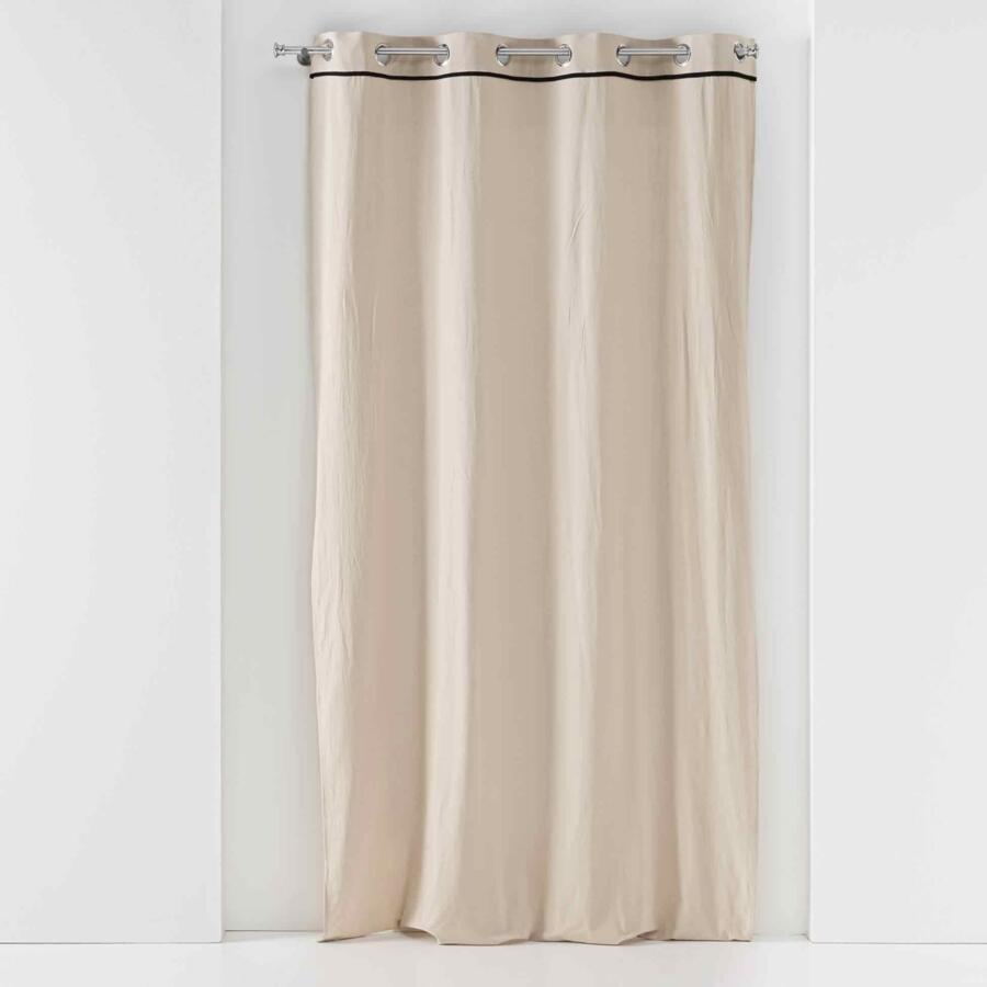 Rideau coton lavé (135 x 240 cm) Linette Beige 4