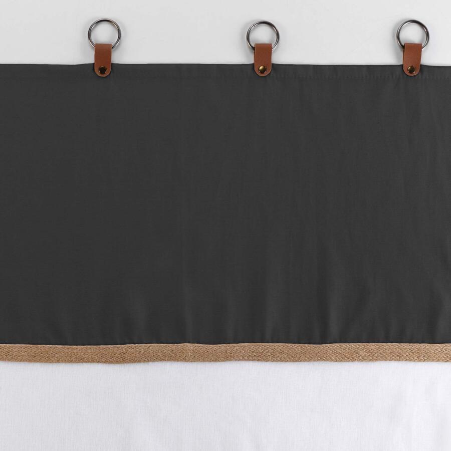 Visillo (140 x 240 cm) Leana Negro 4