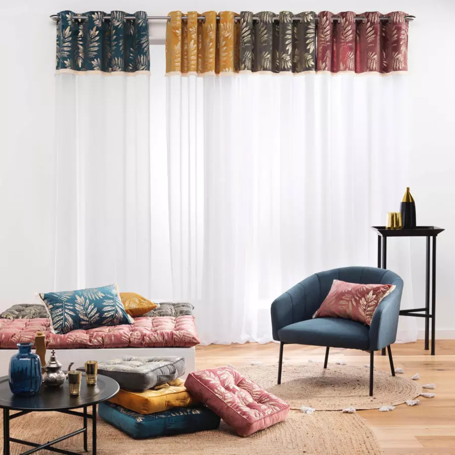 Visillo (140 x 240 cm) Adelor Gris antracita 4