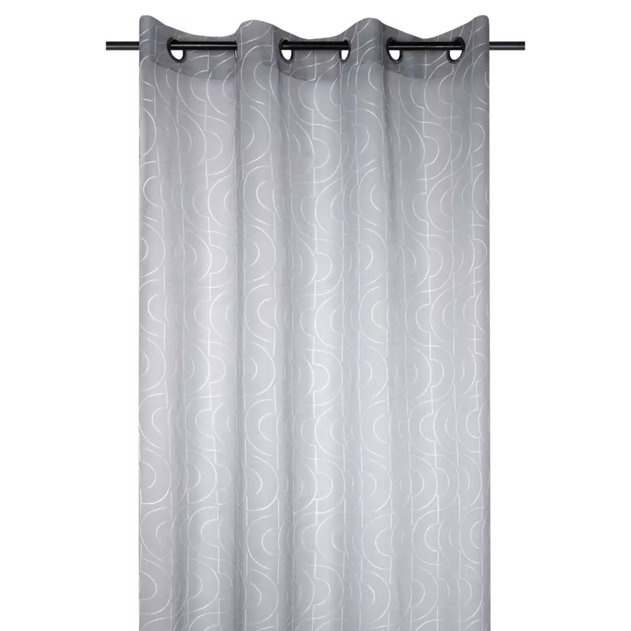 Visillo (140 x 260 cm) Lenny Gris perla 4