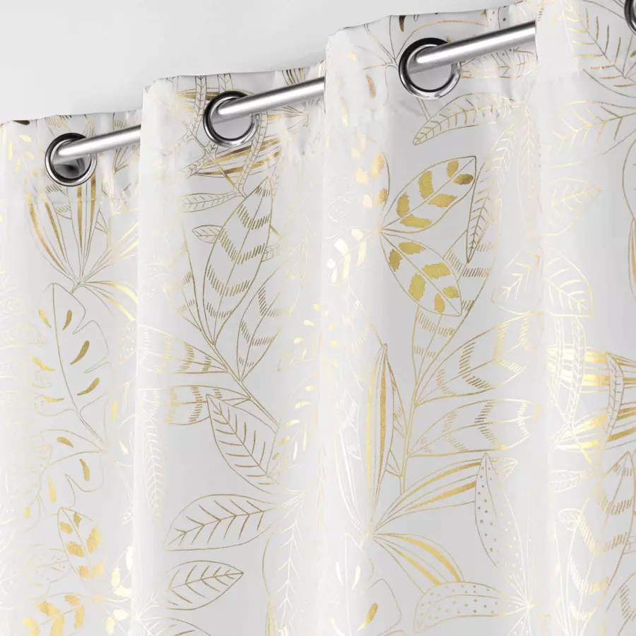 Rideau (140 x 260 cm) Belflor Blanc 4