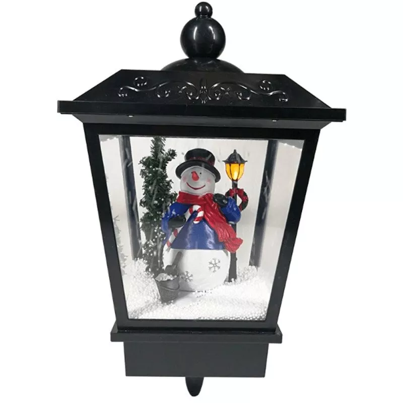 Lampadaire illuminé Figurines  Noir 4