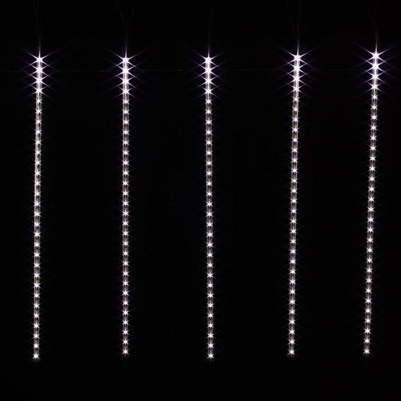 Estalactitas de luces 6 m Cubitos de hielo desfile Blanco frío 210 LED 5