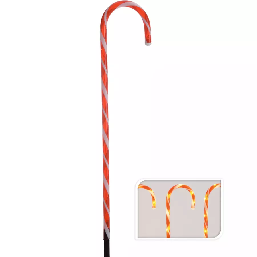 Lote de 5 bastones de caramelo luminosos  40 LED 5