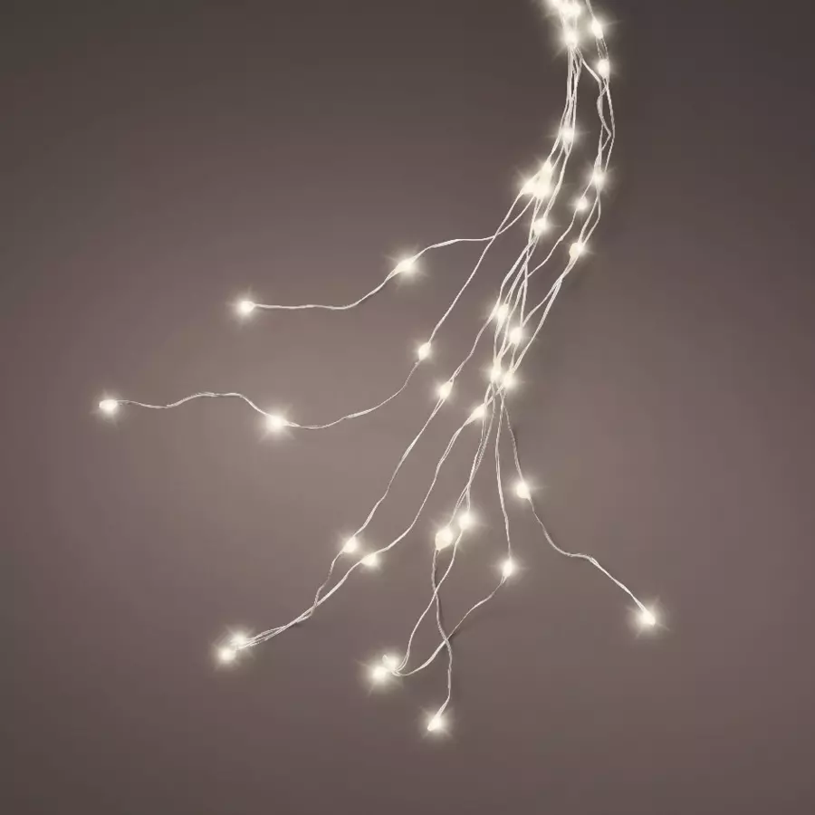 Rideau pour sapin Flashing light Micro led H1,80 m Blanc chaud 408 LED 5