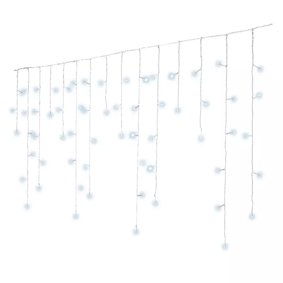 Verlichte ijspegel L 7,50 m Koud wit 175 LED CB 4