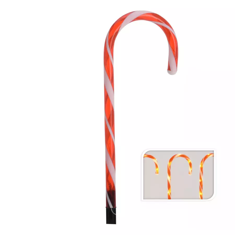 Lote de 8 bastones de caramelo luminosos  56 LED 5