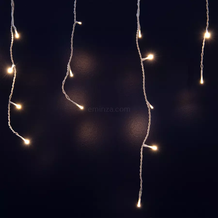 Estalactitas de luces Stars 7,50 m Blanco cálido 175 LED CB 5