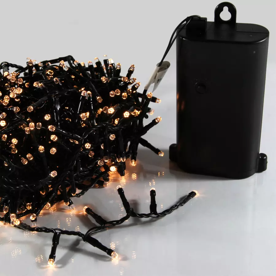 Guirlande lumineuse Durawise à piles 14,98 m Blanc chaud 600 LED CN 4