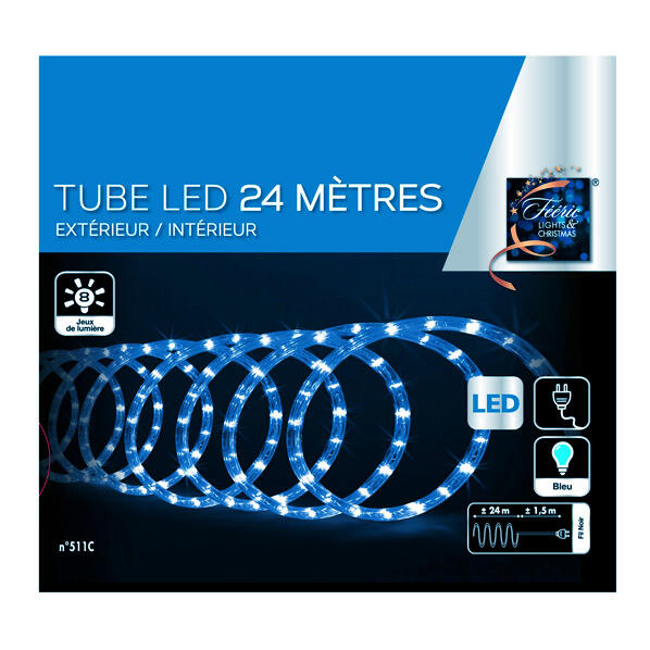 Lichtschlauch 24 m Blau 432 LEDs 4