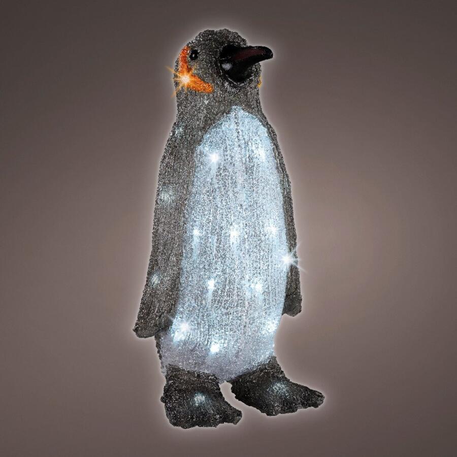 Verlichte pinguïn Evo Koud wit 24 LED 4