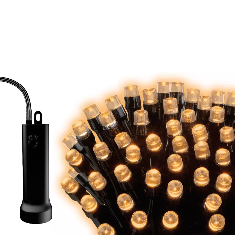 Guirlande lumineuse Durawise à piles 14,30 m Blanc chaud 192 LED CN 5