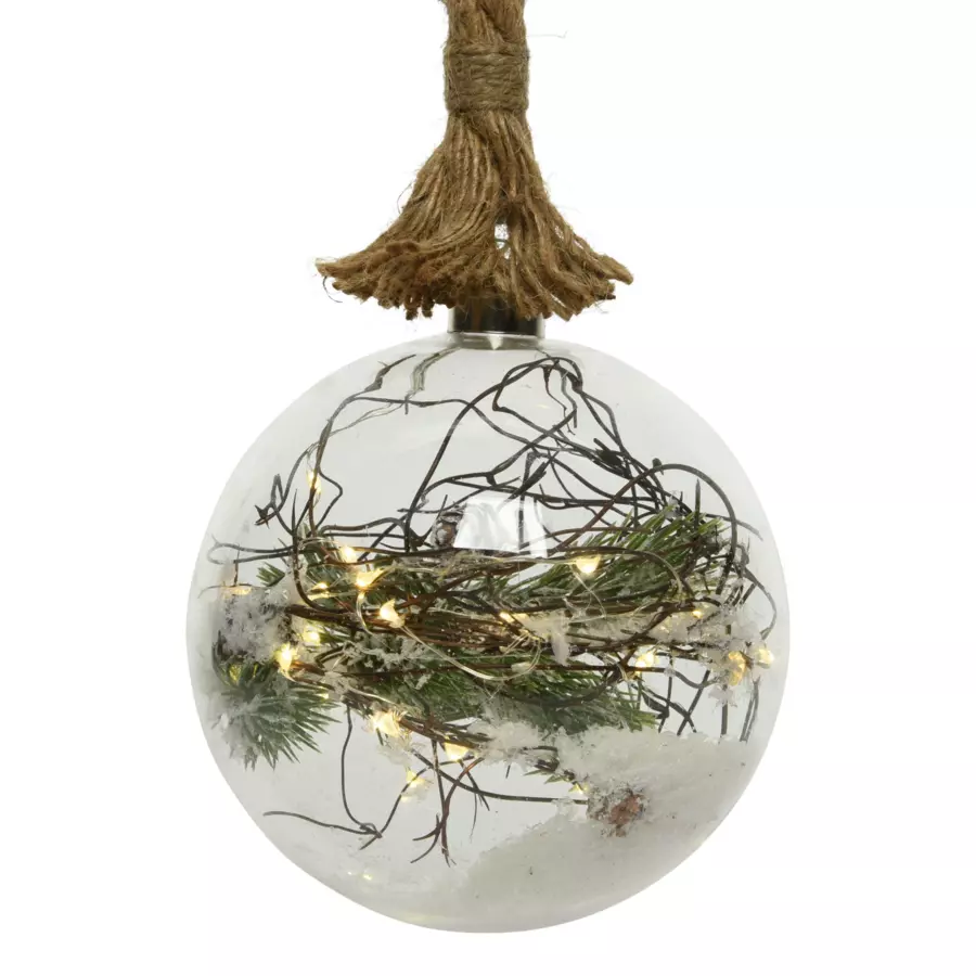 Suspension lumineuse Balle Blanc chaud 30 LED 4