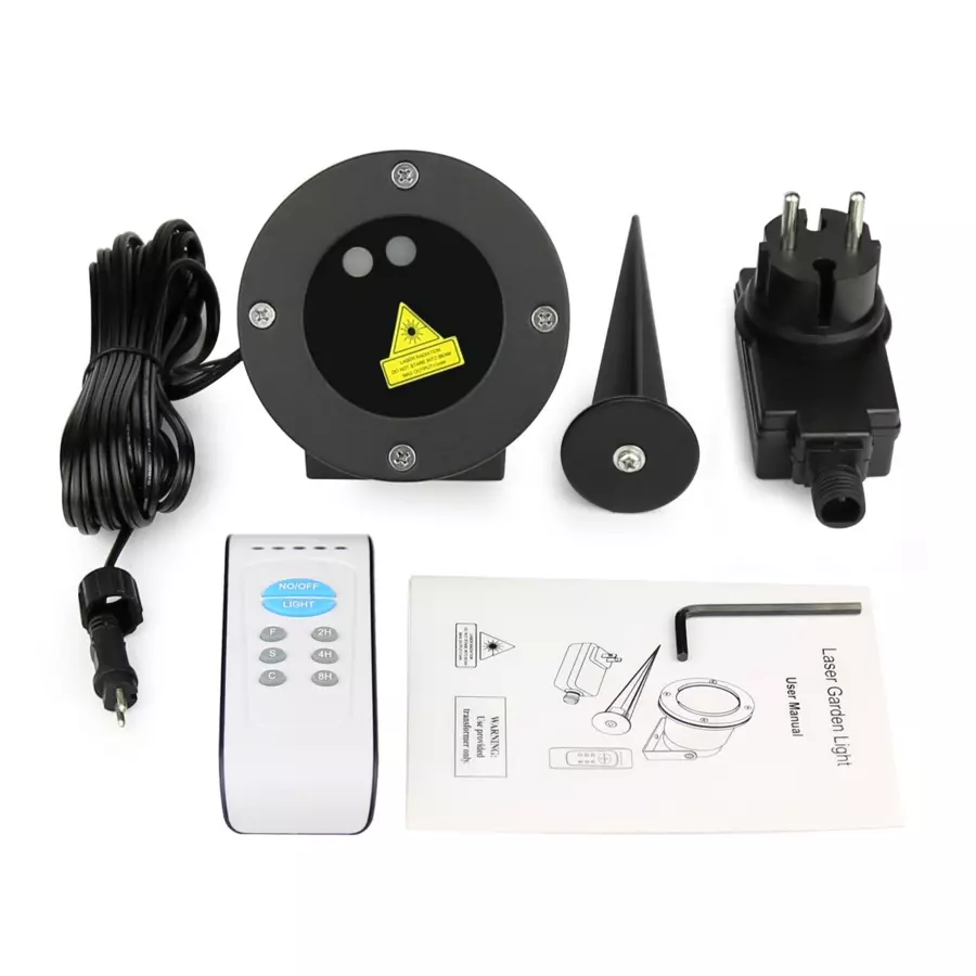 Proyector 8 formas avec télécommande Multicolor

 6