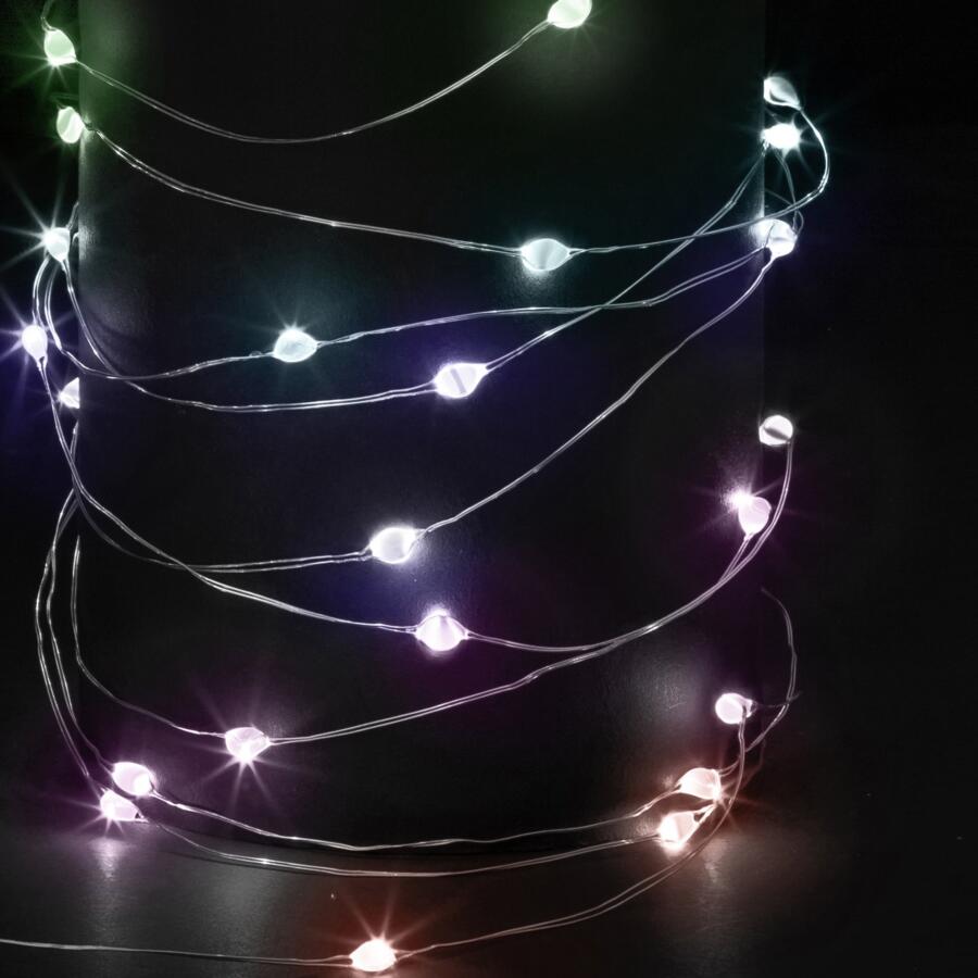 Luces de Navidad Micro LED 20 m Multicolor 200 LED Mando a distancia Cambio de color de la CN	 4
