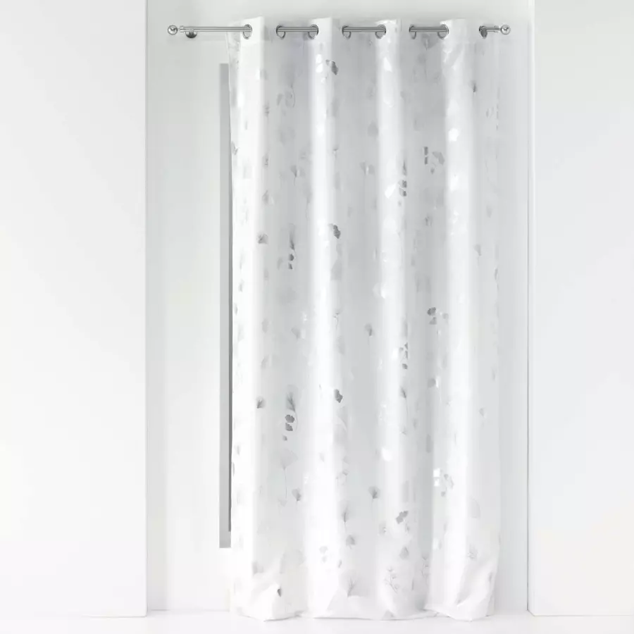 Cortina semi opaca (140 x 260 cm) Bloomy Blanco 4