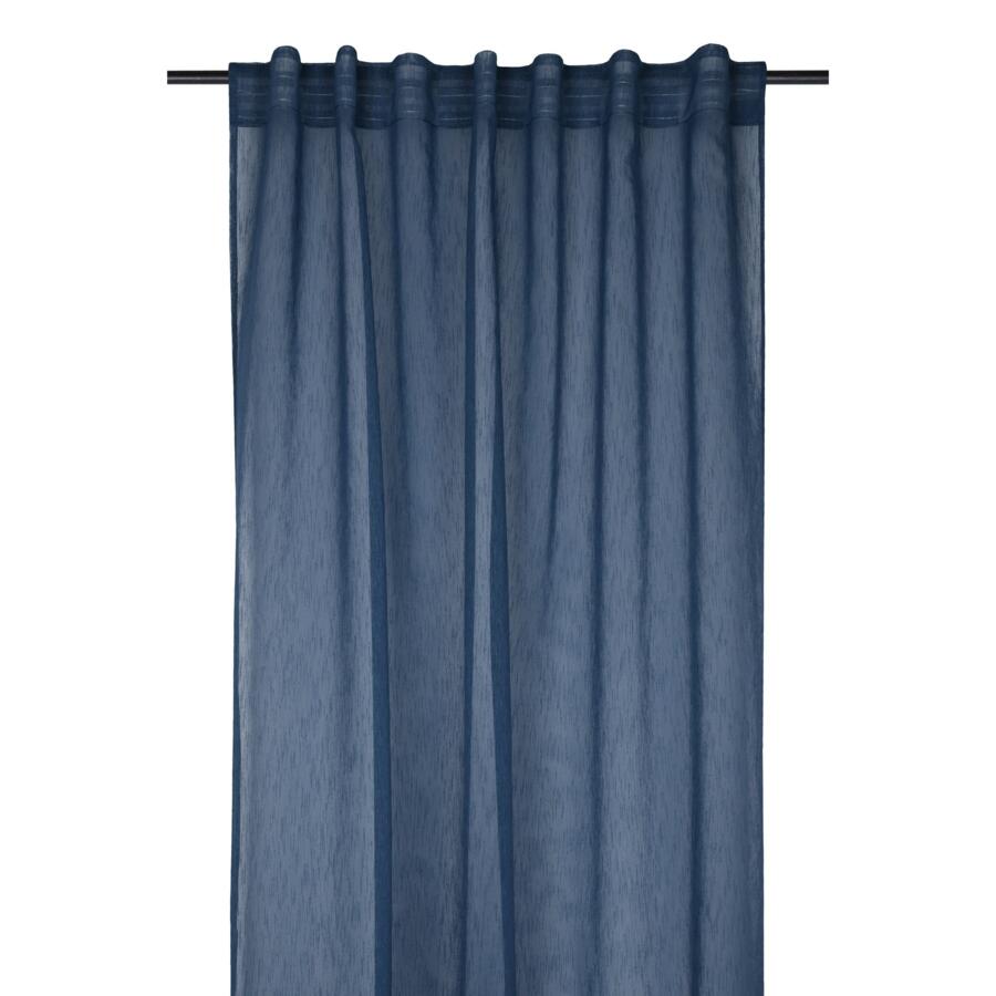 Visillo con cinta fruncidora (140 x 260 cm) Derby Azul marino 5