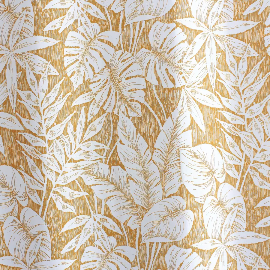 Cortina (135 x 240 cm) Bundi Amarillo mostaza