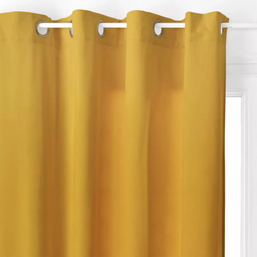 Rideau (140 x 260 cm) Lilou Jaune Ocre 4
