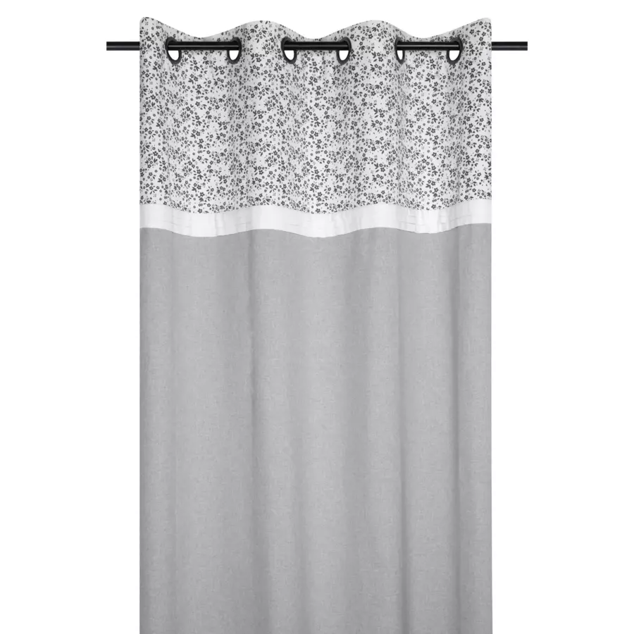 Cortina semi-opaca(140 x 260 cm) Ombeline Gris 4