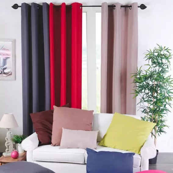 Rideau (135 x H240 cm) Nelson Noir 4