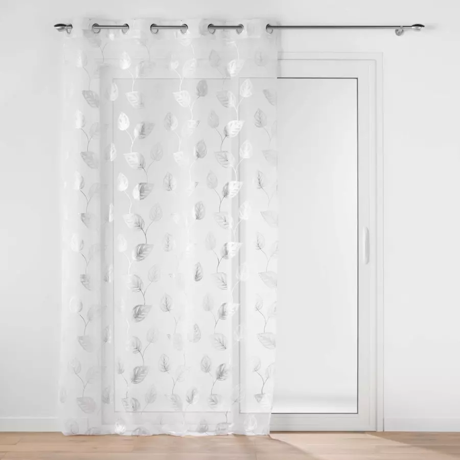 Vitrage (140 x 240 cm) Edelia Zilver