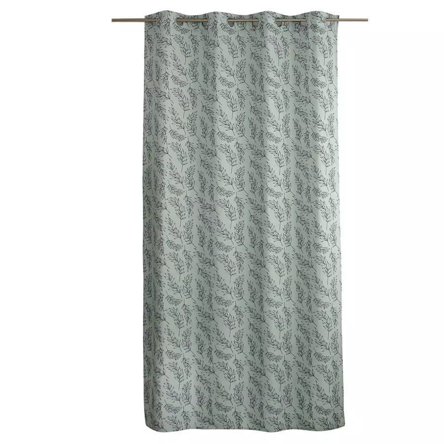 Cortina semi opaca (135 x 240 cm) Lily Verde salvia 5