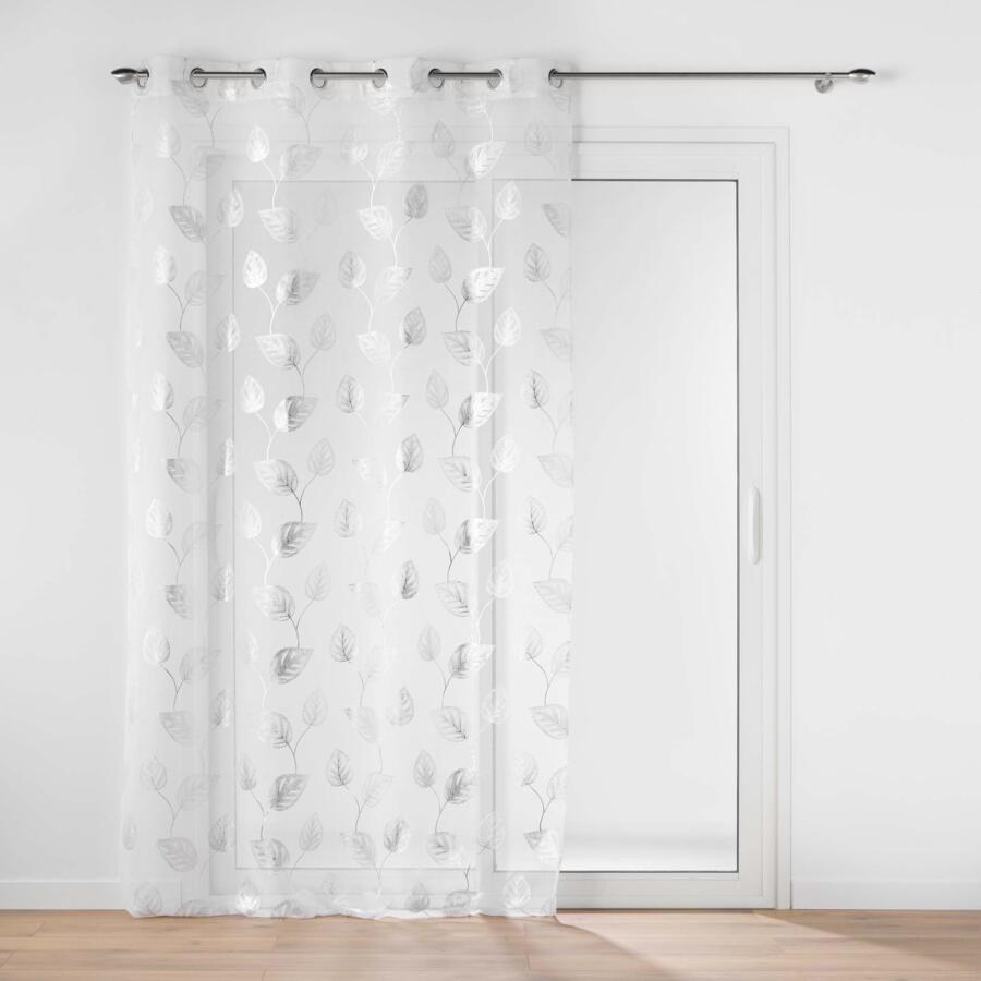 Tenda trasparente (140 x 280 cm) Edelia Argento