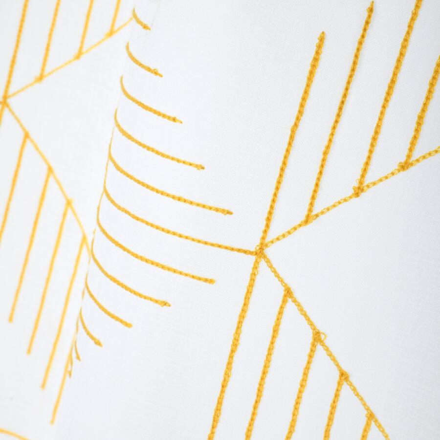 Visillo (140 x 260 cm) Quadro Amarillo mostaza 4