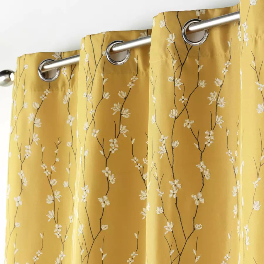 Cortina (140 x 280 cm) Sakura Amarillo