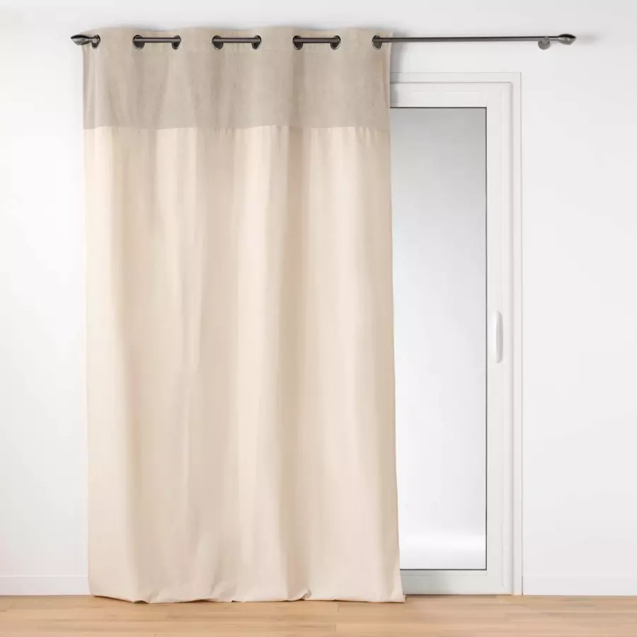 Rideau bouclette (140 x 240 cm) Tessa Beige