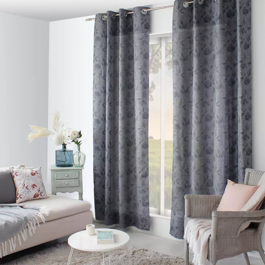 Rideau (135 x 240 cm) Harmony Gris moyen 4