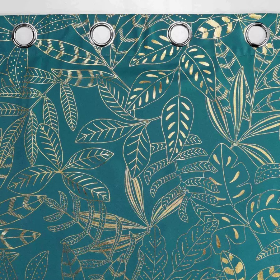 Cortina  semi-opaca(140 x 280 cm) Belflor Verde esmeralda 5