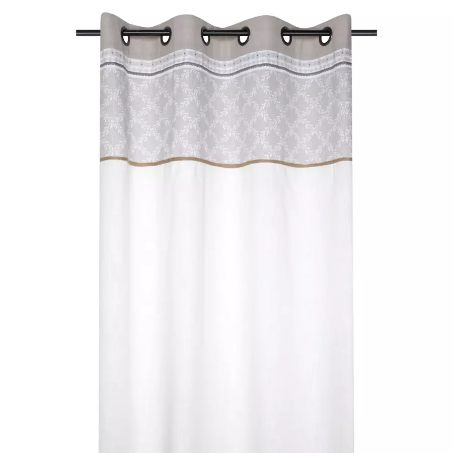 Rideau coton (140 X 260 cm) Delila Beige 4