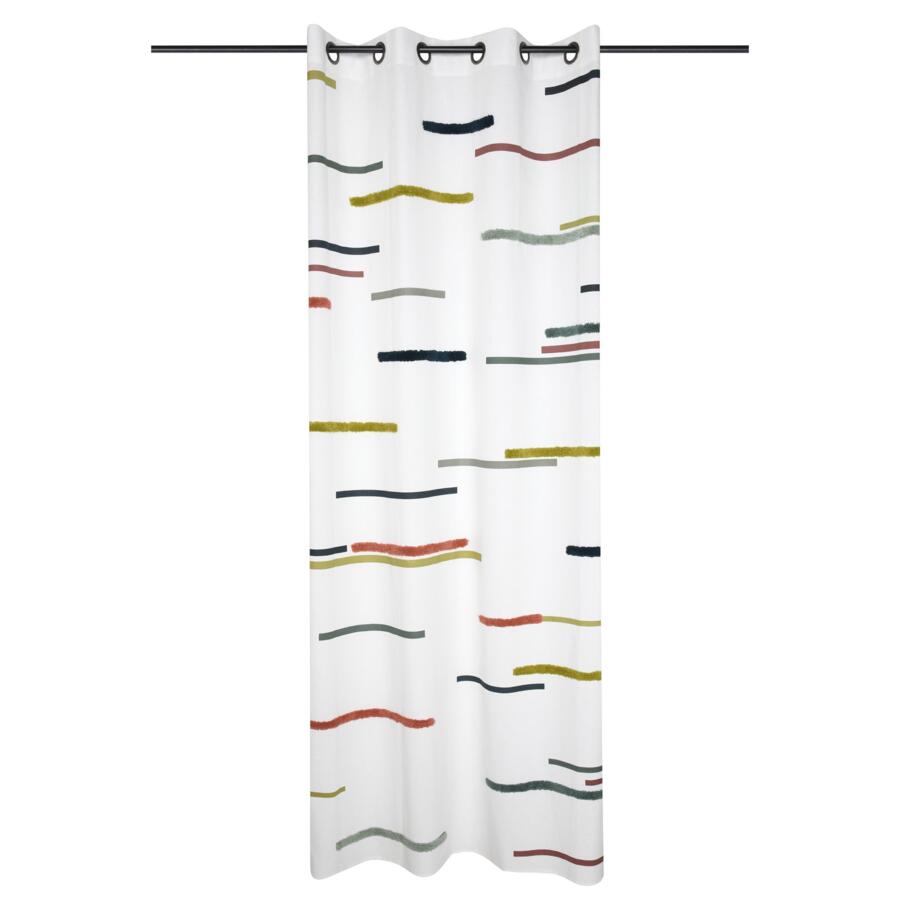 Rideau coton (140 X 260 cm) Papercut Multicolore 5