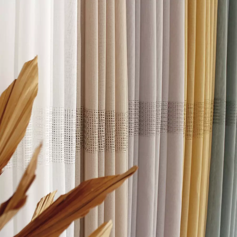 Visillo (140 x 240 cm) Mia Amarillo ocre