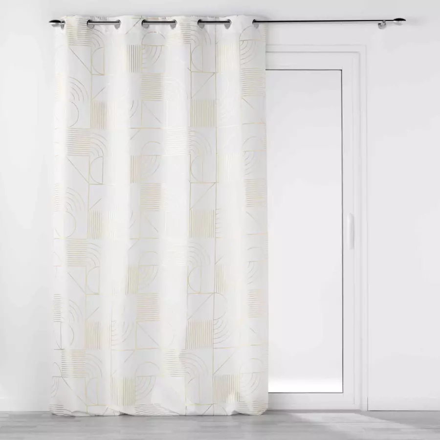 Rideau (140 x 280 cm) Lineor Blanc 4