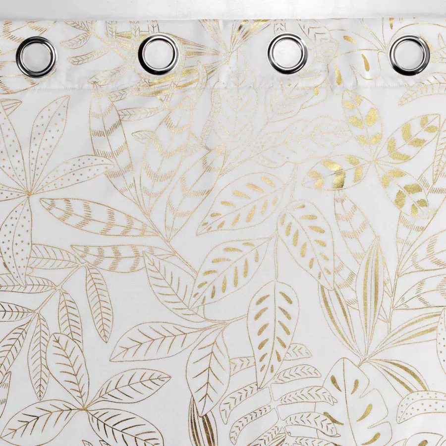 Cortina  semi-opaca(140 x 280 cm) Belflor Blanco 5