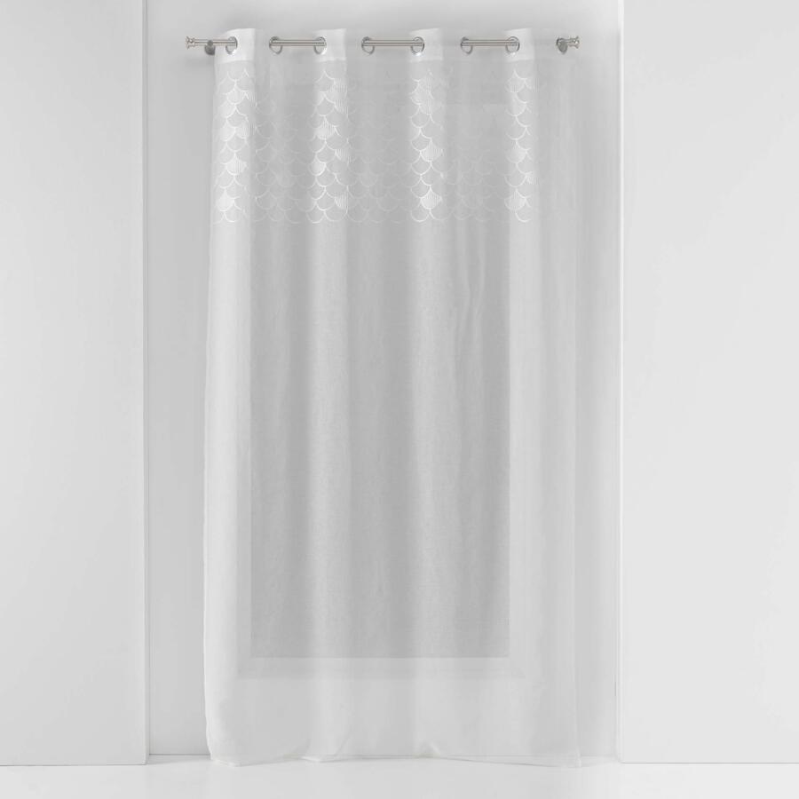 Tenda trasparente (135 x 240 cm) Yaelle Bianco 4