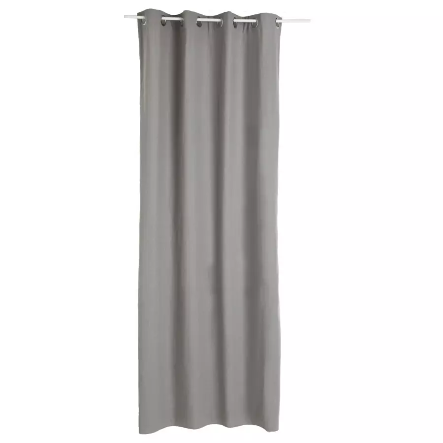Cortina semi opaca (140 x 260 cm) Datara Gris claro 5