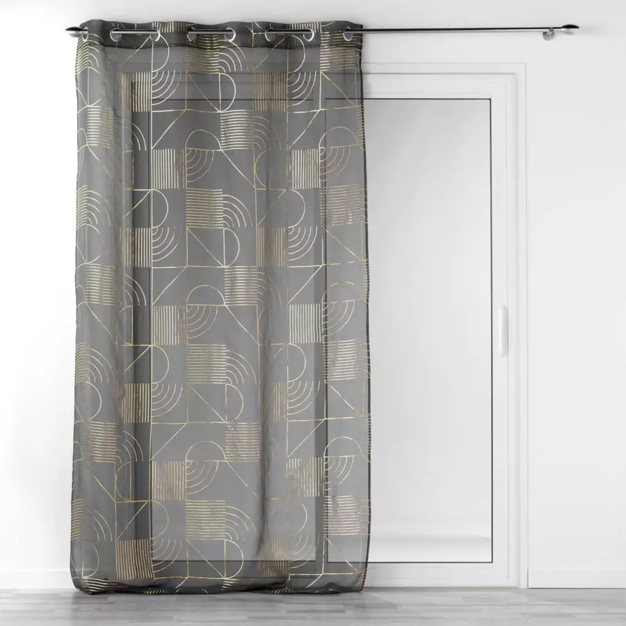 Voilage (140 x 280 cm) Lineor Gris anthracite 4